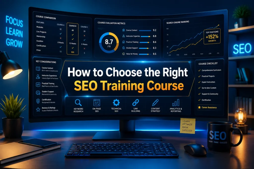 How to Choose the Right SEO Training Course