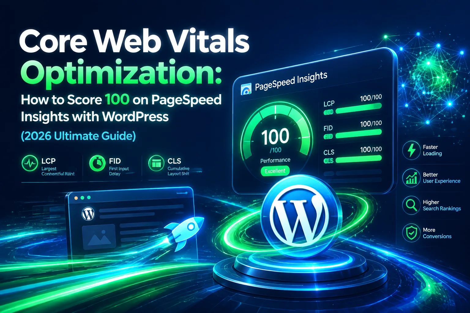 Core Web Vitals Optimization: How to Score 100 on PageSpeed Insights with WordPress