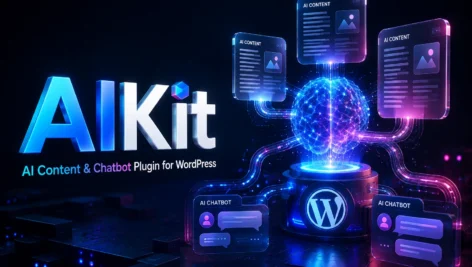 AIKit WordPress AI plugin for content generation and smart chatbots